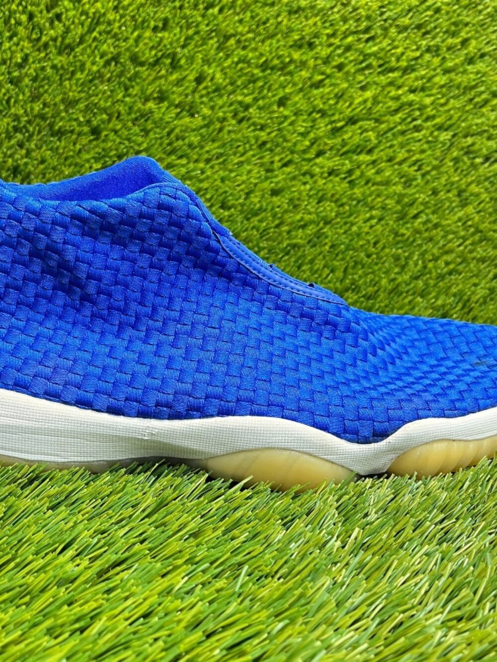Nike Air Jordan Futuro Mens Size 10.5 Royal Blue White Running Shoes Sneakers